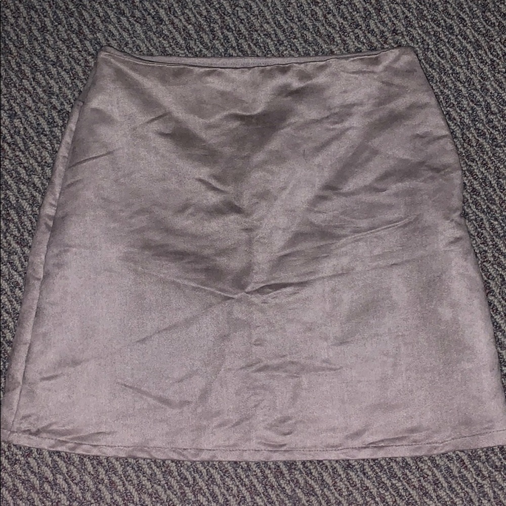 BOOHOO SUEDE MINI SKIRT